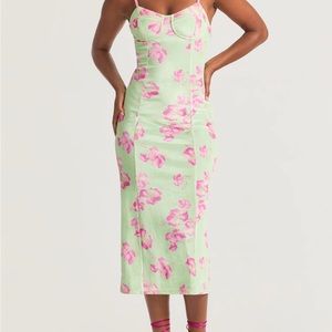 Sima Midi Dress by LoveShackFancy